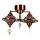 Taklampa YENI 1xE27/40W/230V brons
