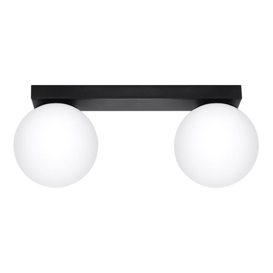 Taklampa YOLI 2xG9/12W/230V svart