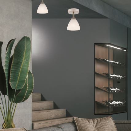 Takmonterad taklampa ADRIANO 1xE27/60W/230V bok
