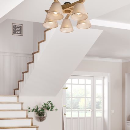 Plafondlampa ANTONIO 5xE14/40W/230V ek