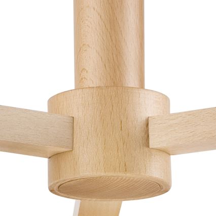 Takmonterad taklampa ELLIE 3xE27/60W/230V grå/bok