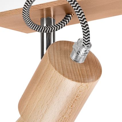 Takmonterad taklampa GUSTAVO 2xE27/60W/230V bok