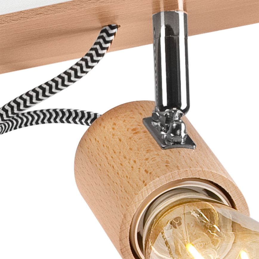 Takmonterad taklampa GUSTAVO 2xE27/60W/230V bok