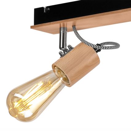 Takmonterad taklampa GUSTAVO 3xE27/60W/230V bok