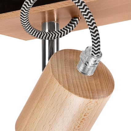 Takmonterad taklampa GUSTAVO 3xE27/60W/230V bok