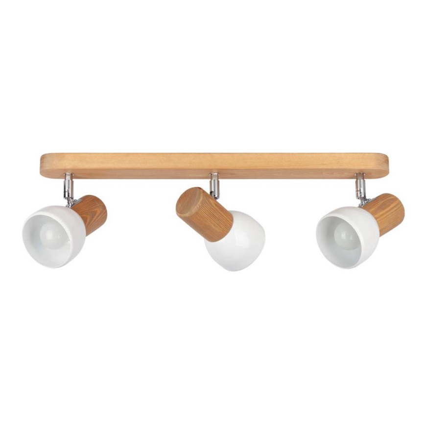 Takmonterad spotlight NEL 3xE27/15W/230V furu