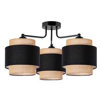 Takmonterad taklampa 3xE27/60W/230V beige