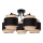 Takmonterad taklampa 5xE27/60W/230V beige