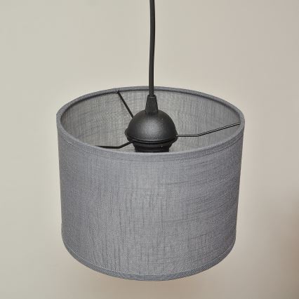 Takpendel ALBA 2xE27/15W/230V grå
