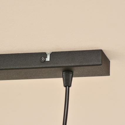 Takpendel ALBA 2xE27/15W/230V grå