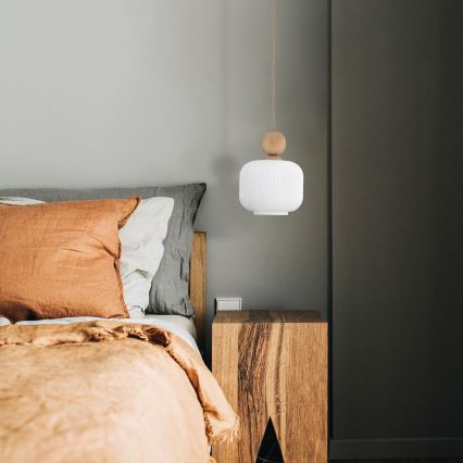 Takpendel BALLO på kabel 1xE14/10W/230V beige