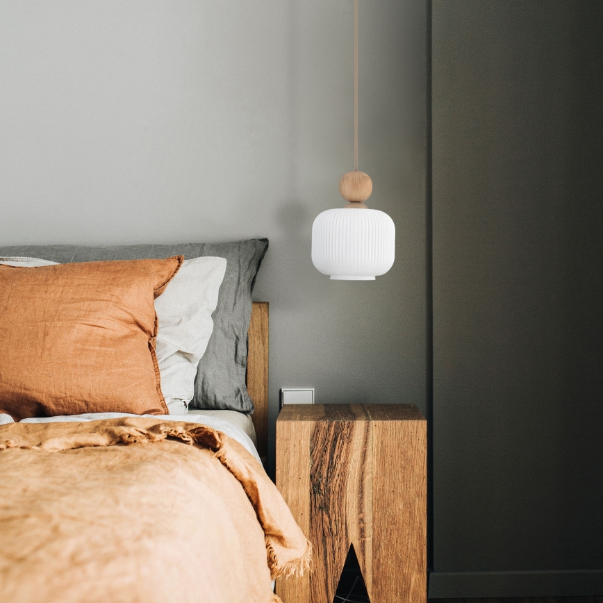 Takpendel BALLO på kabel 1xE14/10W/230V beige