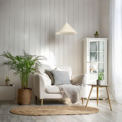 Takpendel CAPITAL 1xGX53/15W/230V Ø 46 cm krämvit