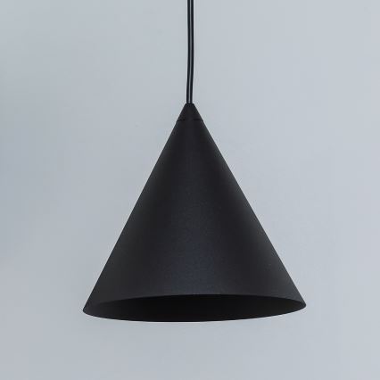 Takpendel ETNA med sladd 1xE27/15W/230V Ø 18,5 cm svart