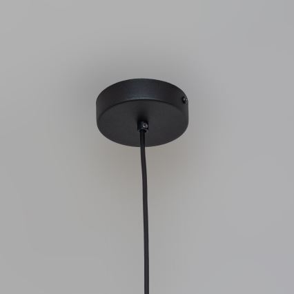 Takpendel ETNA med sladd 1xE27/15W/230V Ø 18,5 cm svart