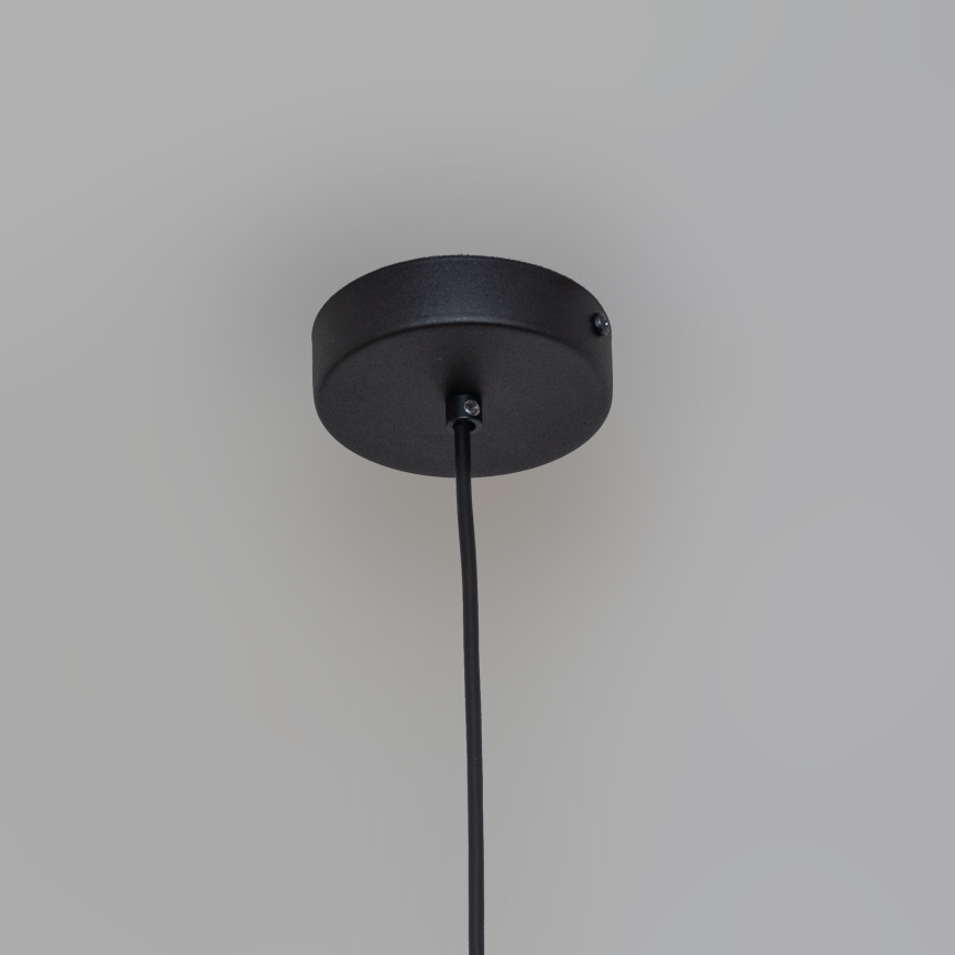 Takpendel ETNA med sladd 1xE27/15W/230V Ø 18,5 cm svart