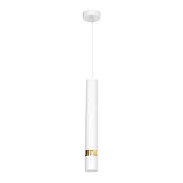 Takpendel med kabel JOKER 1xGU10/25W/230V vit/guld