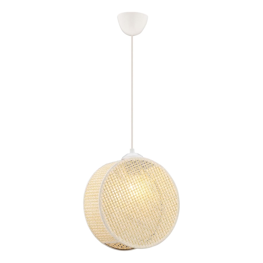 Takpendel med sladd DRUM 1xE27/60W/230V krämvit