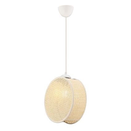 Takpendel med sladd DRUM 1xE27/60W/230V krämvit