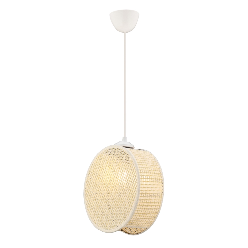 Takpendel med sladd DRUM 1xE27/60W/230V krämvit