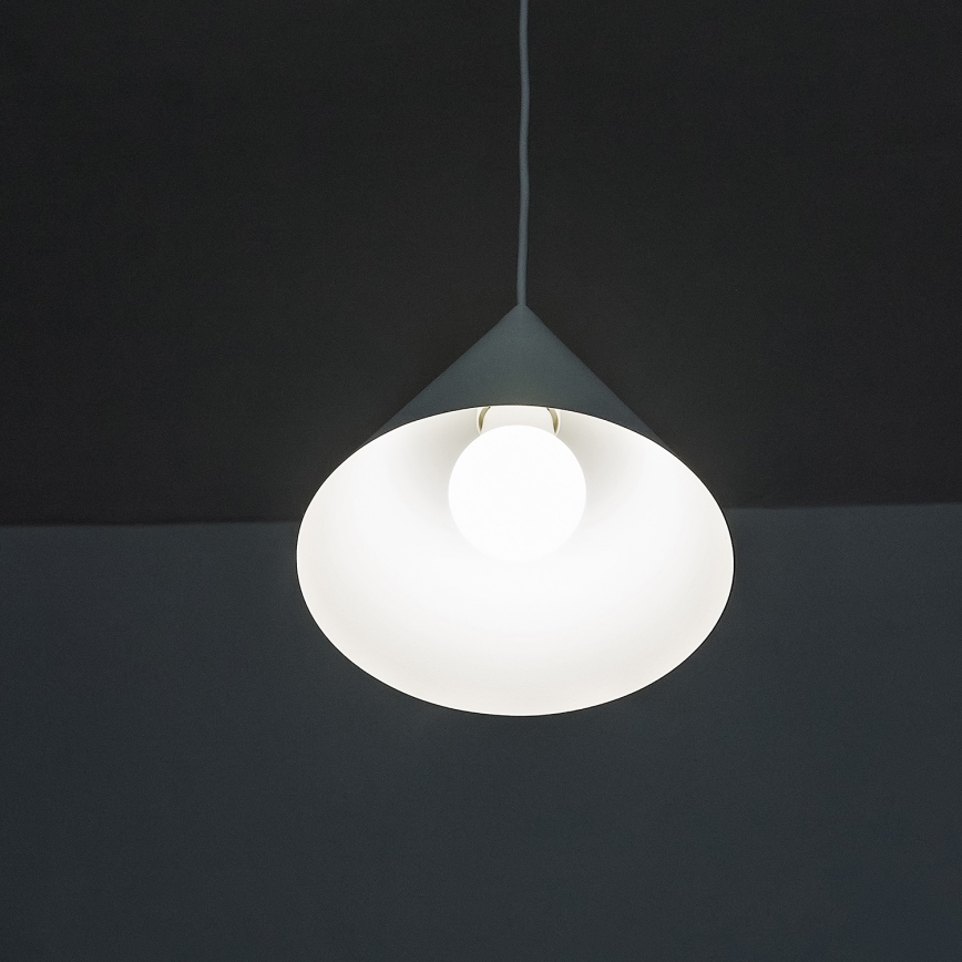 Takpendel med sladd ETNA 1xE27/15W/230V Ø 18,5 cm vit