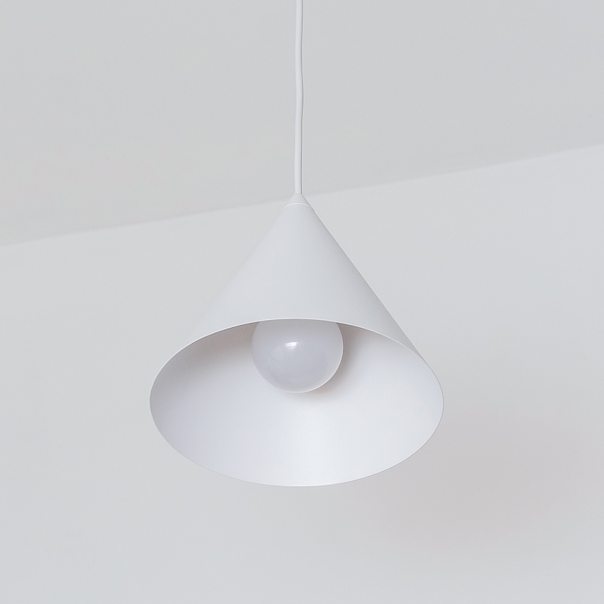 Takpendel med sladd ETNA 1xE27/15W/230V Ø 18,5 cm vit