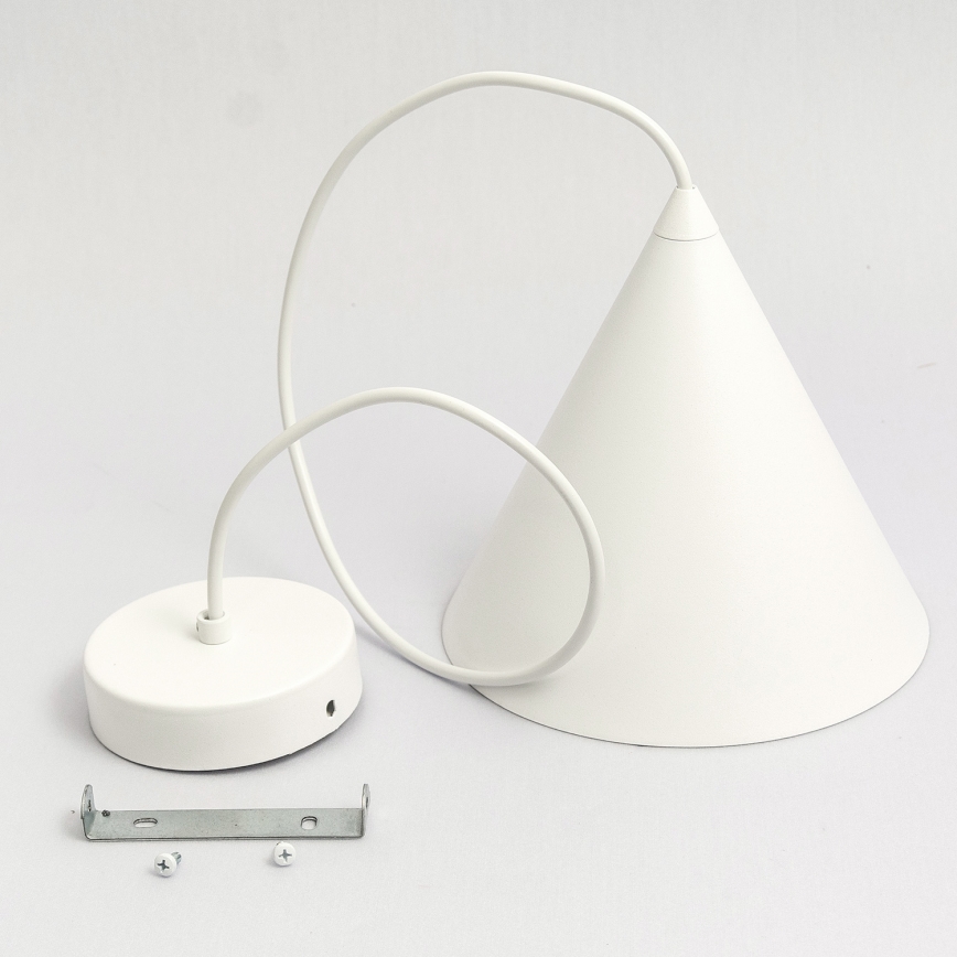Takpendel med sladd ETNA 1xE27/15W/230V Ø 18,5 cm vit