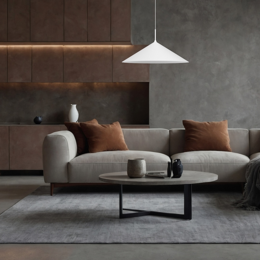 Takpendel med vajer CAPITAL 1xGX53/15W/230V Ø 60 cm vit