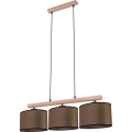 Takpendel MERCEDES 3xE27/40W/230V brun/ek