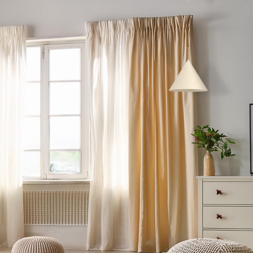 Takpendel på kabel CAPITAL, 1xGX53/15W/230V, Ø 32 cm, krämvit