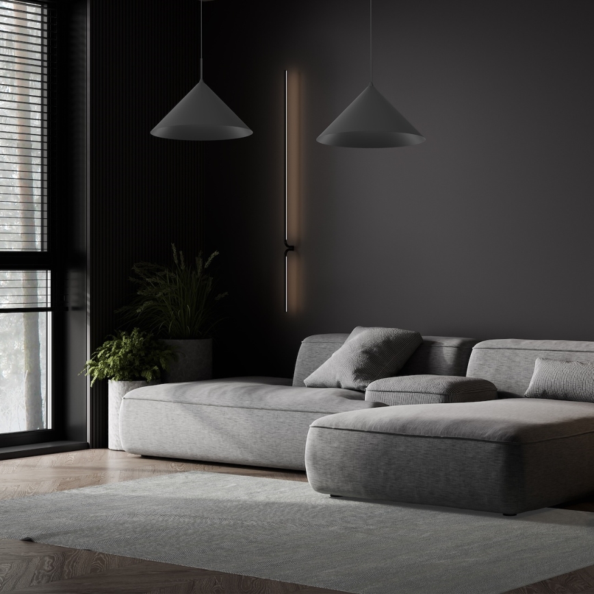 Takpendel på kabel CAPITAL 1xGX53/15W/230V Ø 46 cm svart