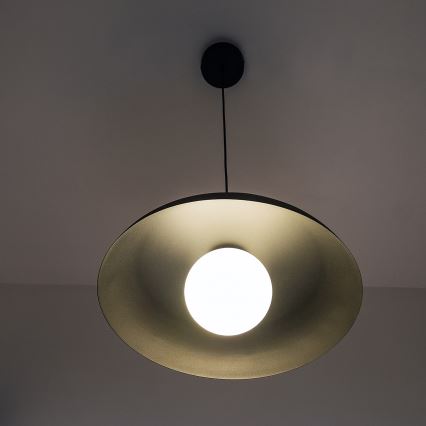 Takpendel på kabel ECLIPSE 1xE27/15W/230V svart