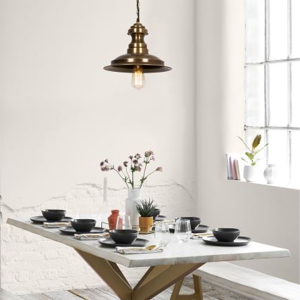 Takpendel SIVANI 1xE27/40W/230V, bronsfärgad