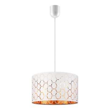 Takpendel ULLE med sladd 1xE27/15W/230V, vit