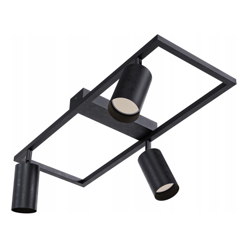 Takspot 3xGU10/30W/230V svart