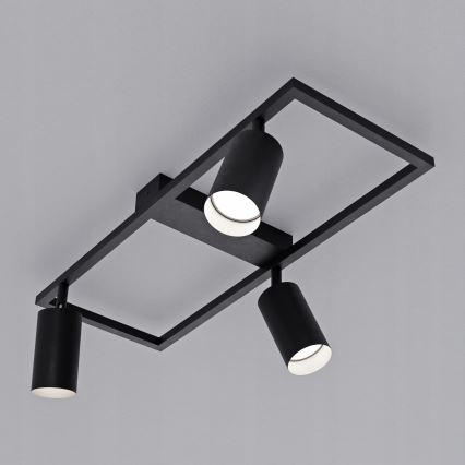 Takspot 3xGU10/30W/230V svart