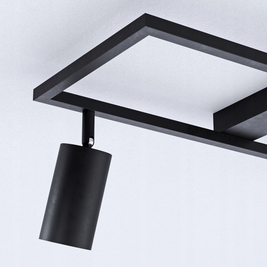 Takspot 3xGU10/30W/230V svart