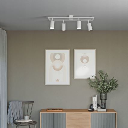 Takspot 4xGU10/30W/230V, vit