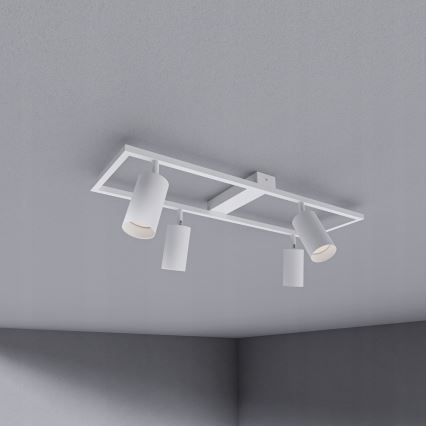 Takspot 4xGU10/30W/230V, vit