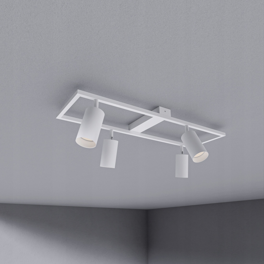 Takspot 4xGU10/30W/230V, vit