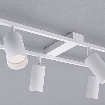 Takspot 6x GU10/30 W/230 V vit