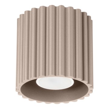 Takspot AURA 1xGU10/10W/230V Ø 10 cm taupe