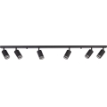 Takspotlight PIPE 6xGU10/10W/230V svart
