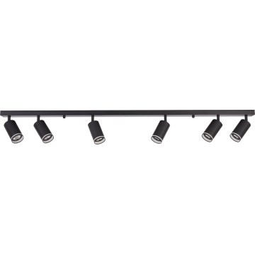 Takspotlight PIPE 6xGU10/10W/230V svart
