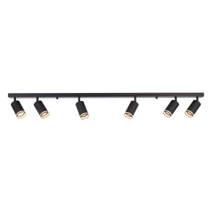 Takspotlight PIPE 6xGU10/10W/230V svart