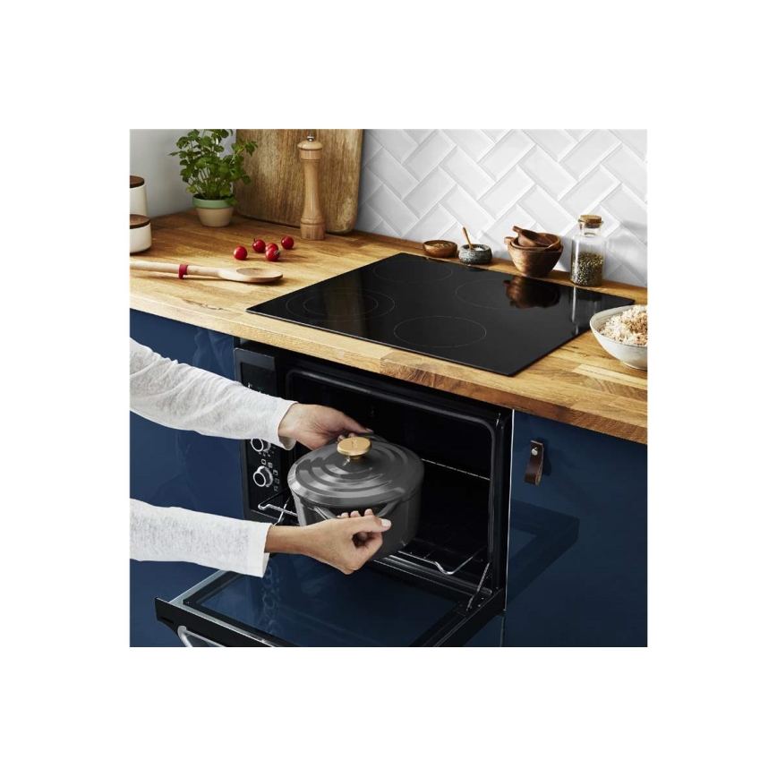 Tefal - Gryta med lock AIR 20 cm antracit