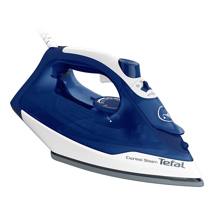 Tefal - Ångstrykjärn EXPRESS STEAM 2400W/230V blå