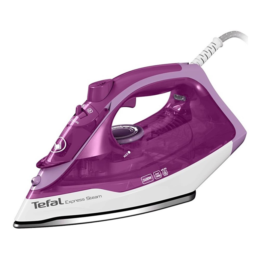 Tefal - Ångstrykjärn EXPRESS STEAM 2400W/230V lila