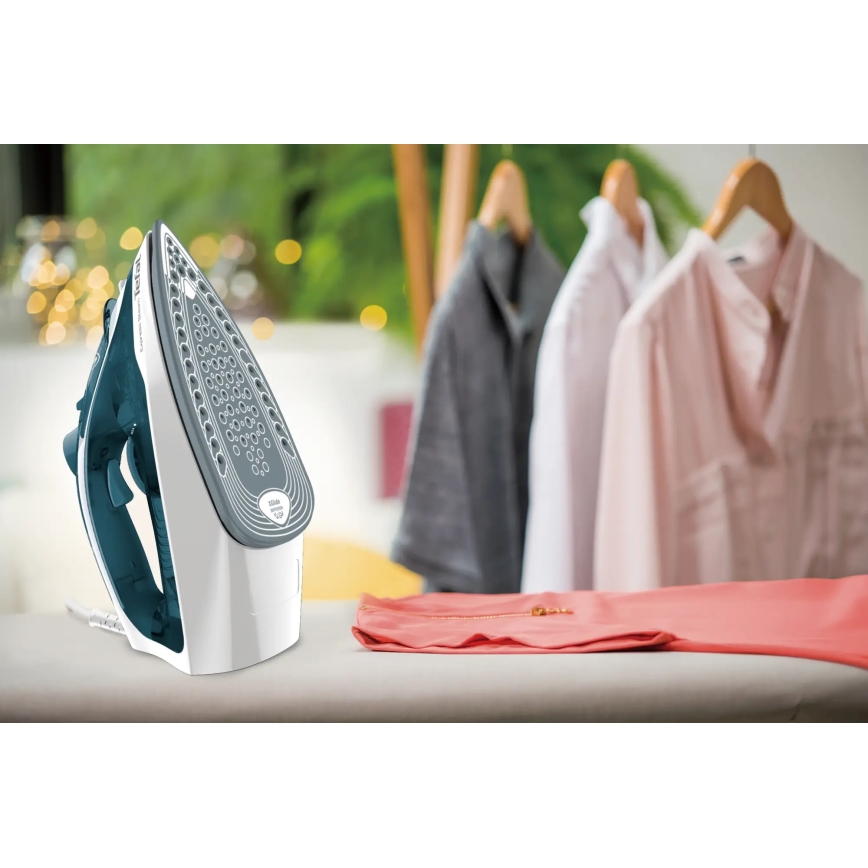 Tefal - Ångstrykjärn EXPRESS STEAM 2400W/230V turkos