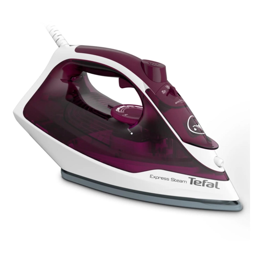 Tefal - Ångstrykjärn EXPRESS STEAM 2400W/230V vinröd